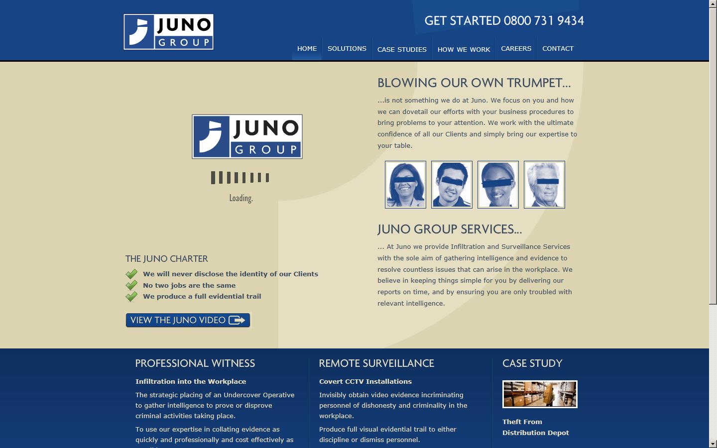 Juno Group  Website