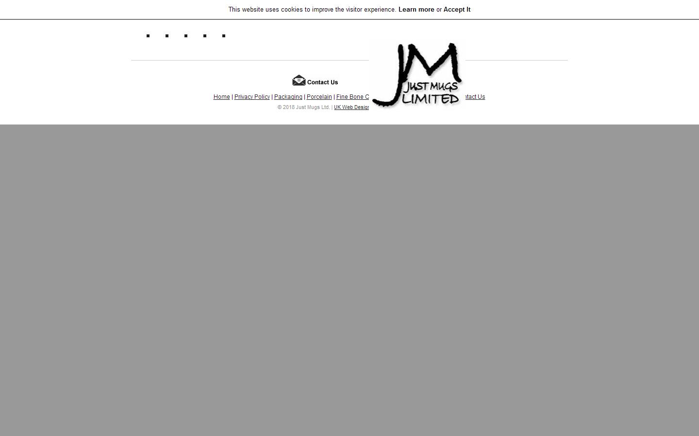 Just Mugs Ltd  Website