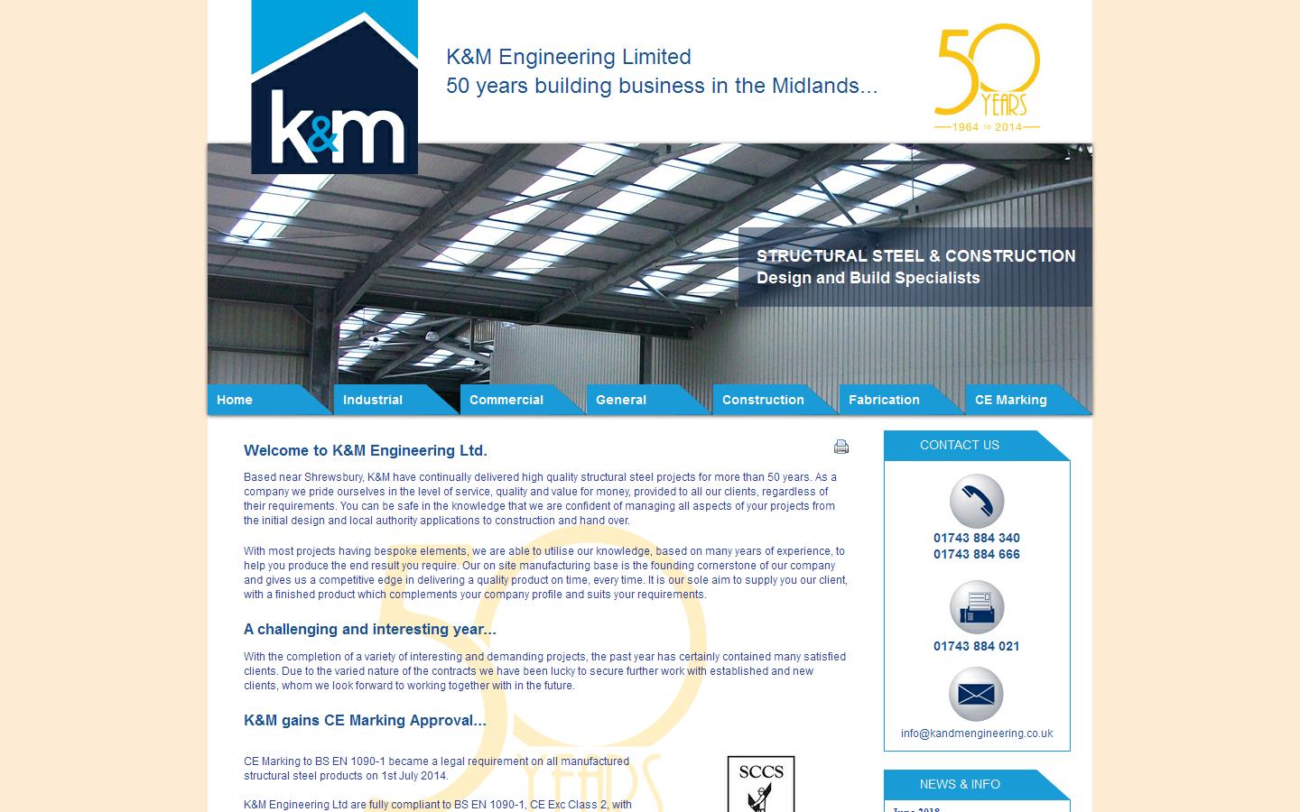 K&M Engineering Website