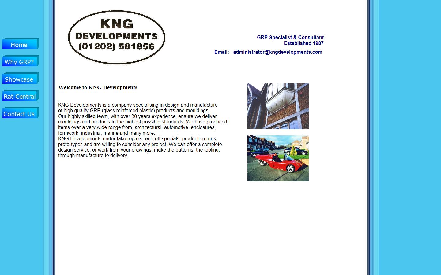 KNG Developments  Website