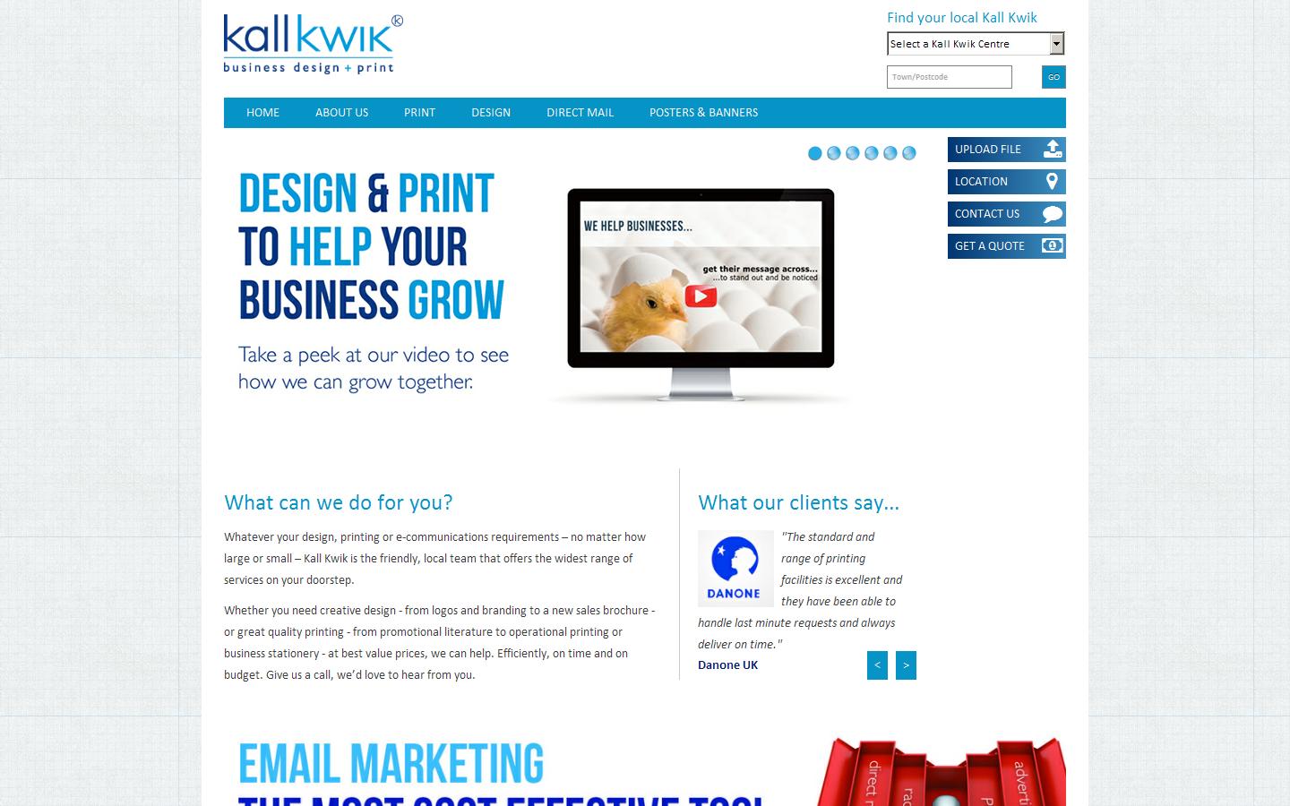 Kall Kwik  Website