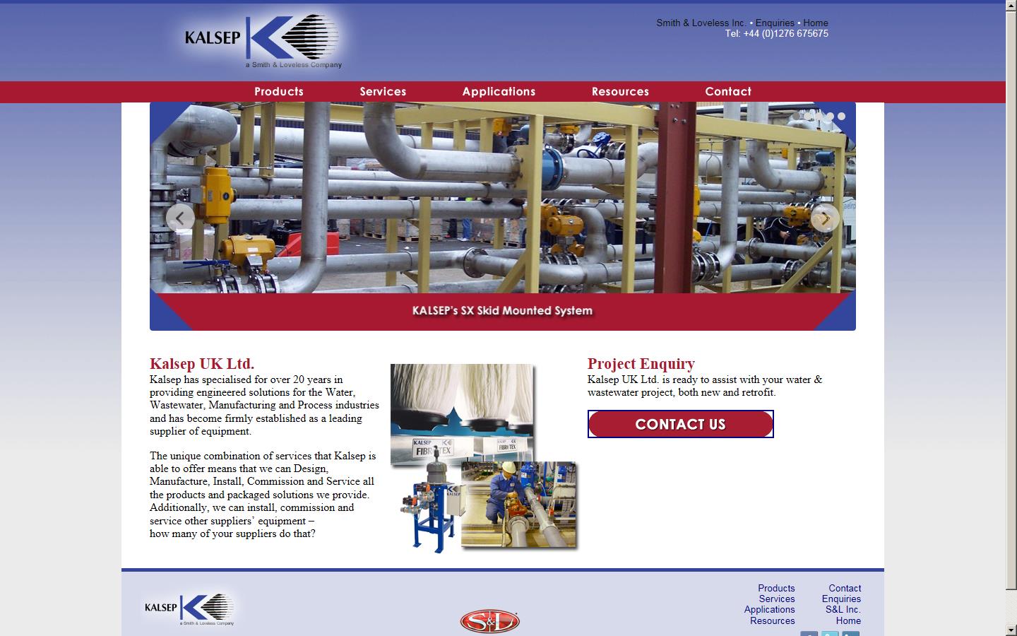 Kalsep UK Ltd Website
