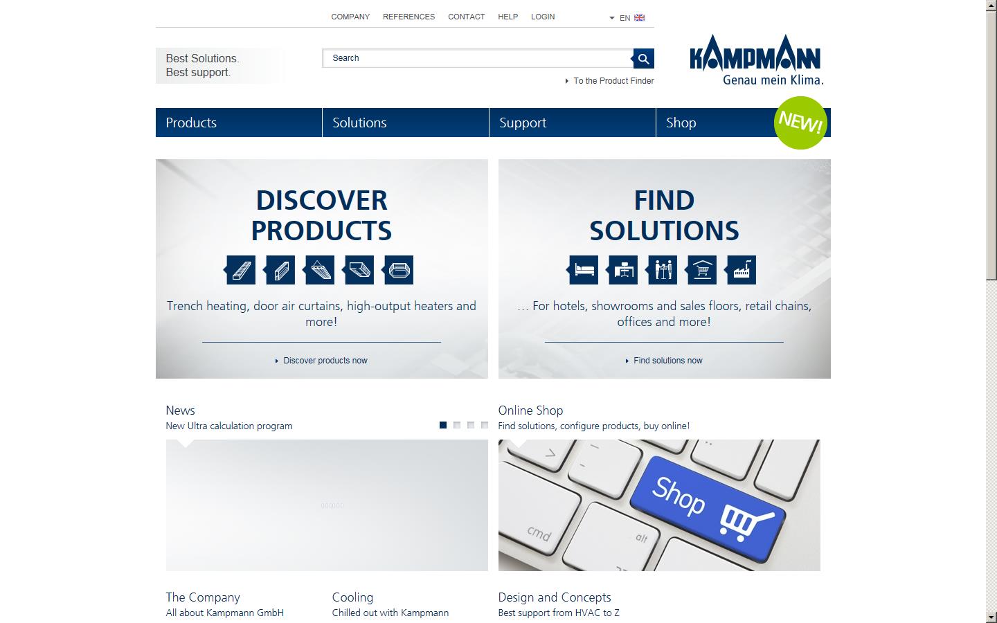 Kampmann UK Ltd  Website