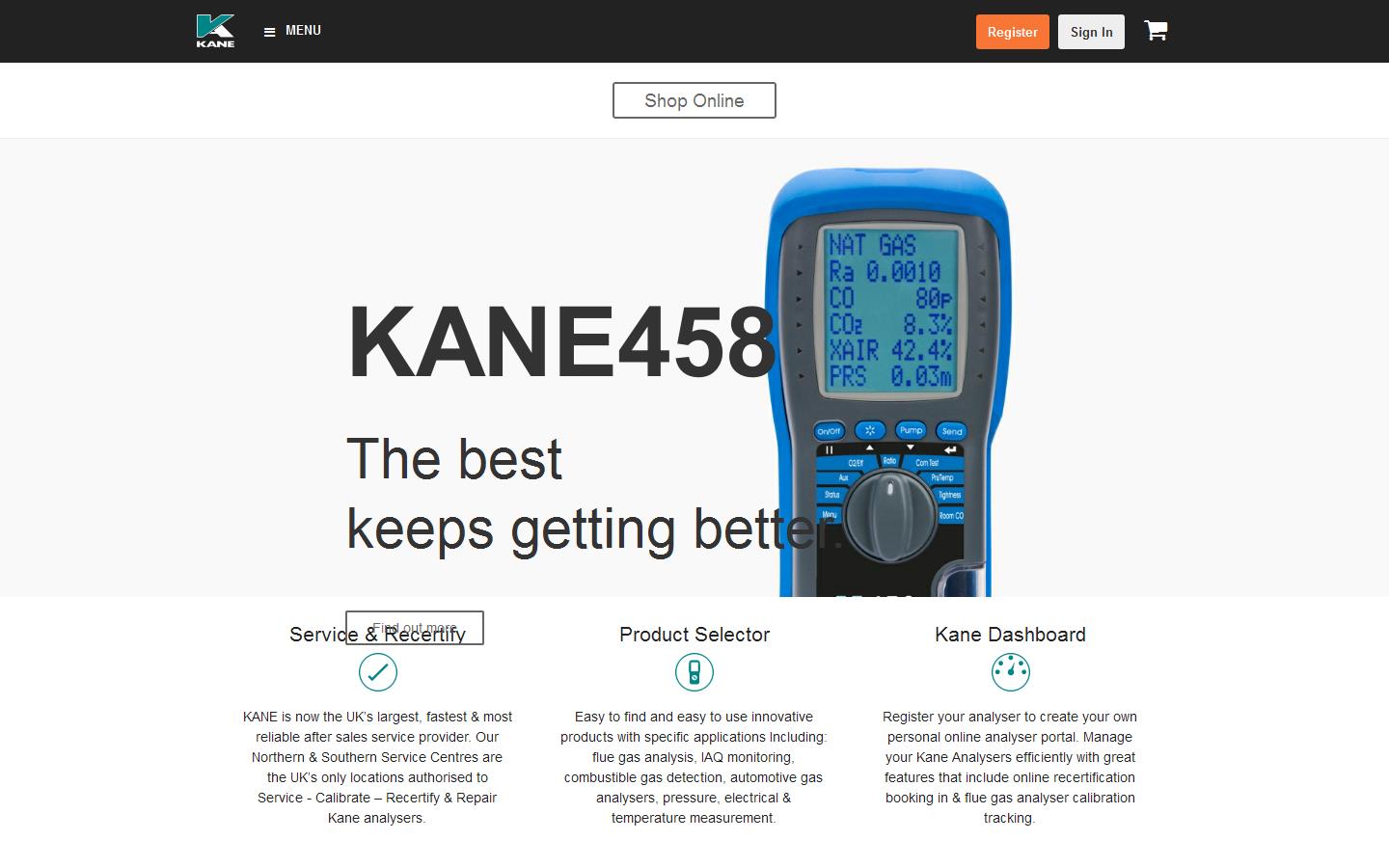 Kane International Ltd Website