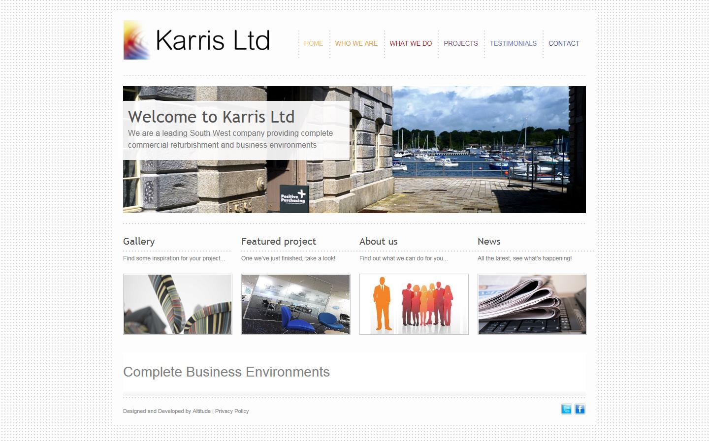 Karris Interiors Ltd Website