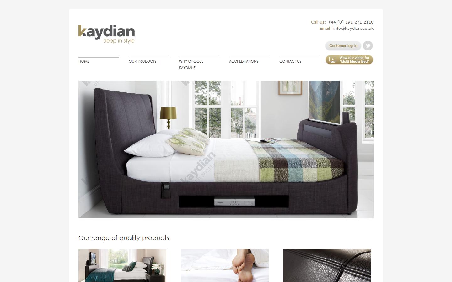 Kaydian Design Ltd  Website