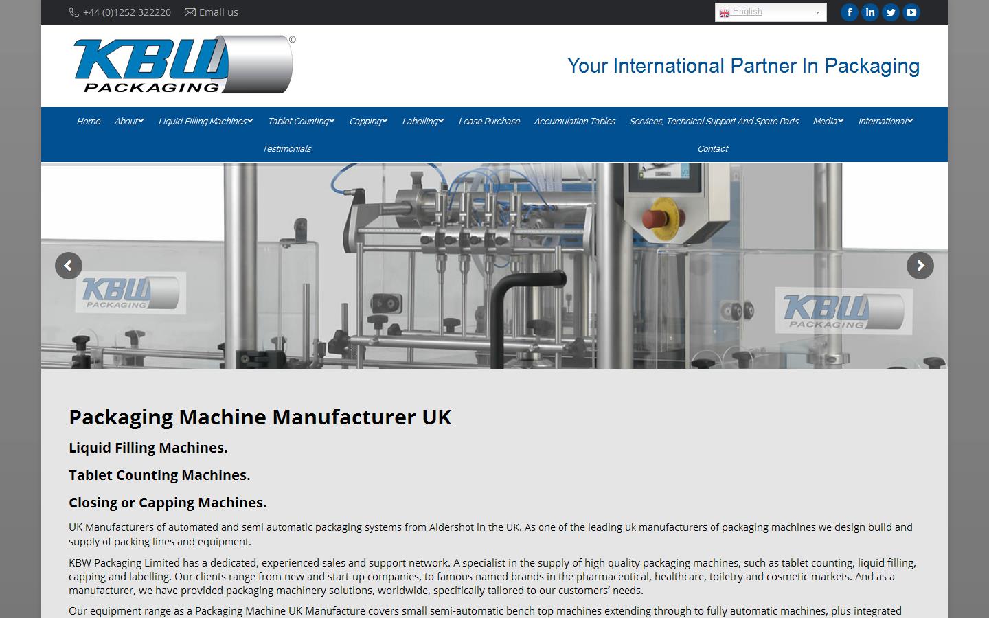 KBW Packaging Ltd Website