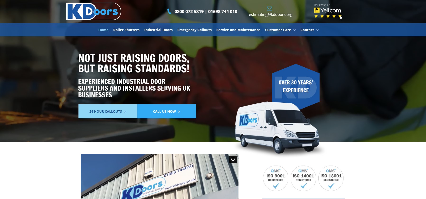 KD Doors Ltd Website