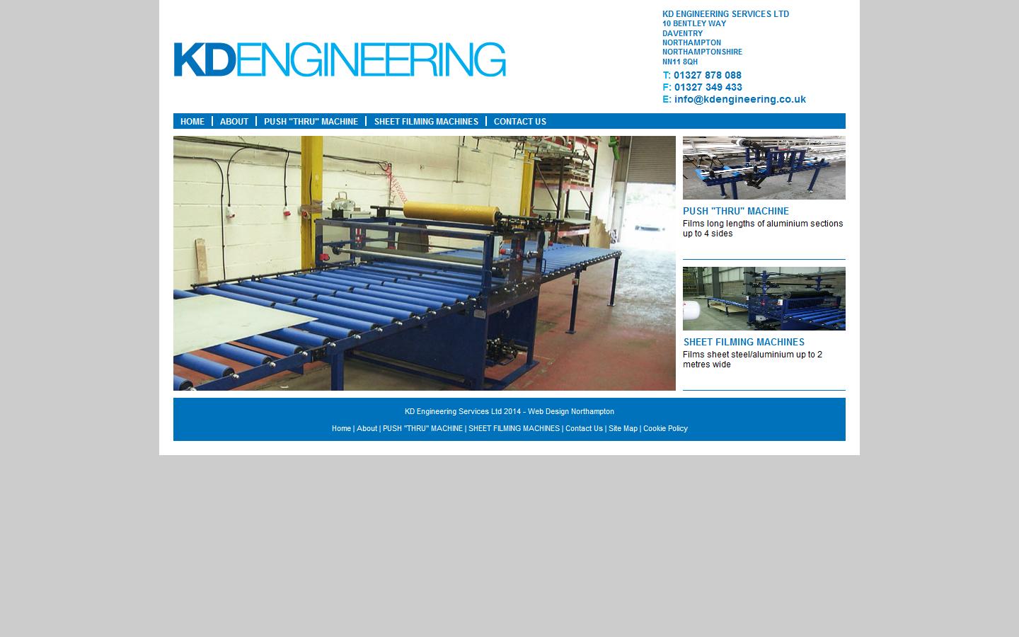 KD Engineering Services Ltd Website