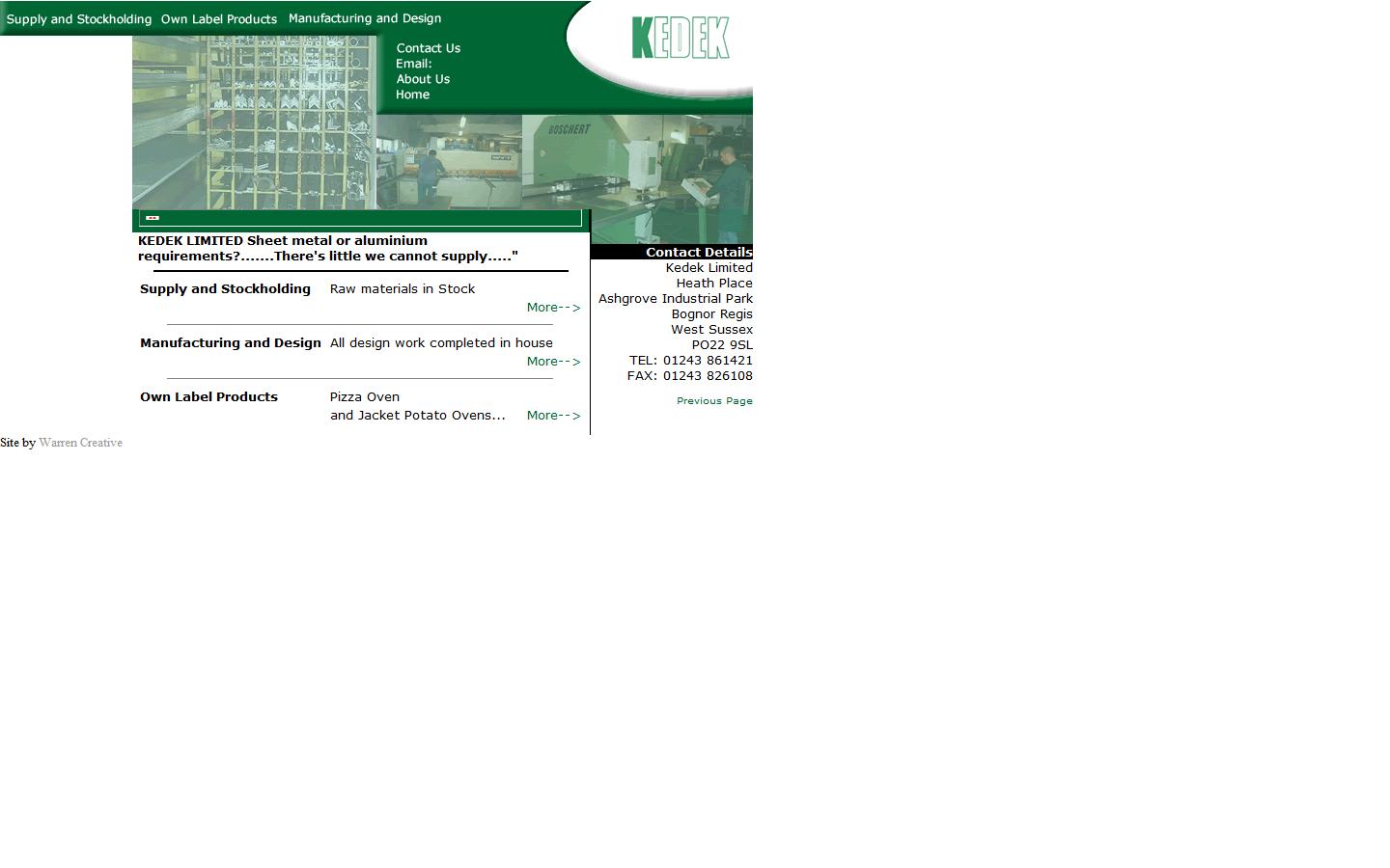 Kedek Ltd Website