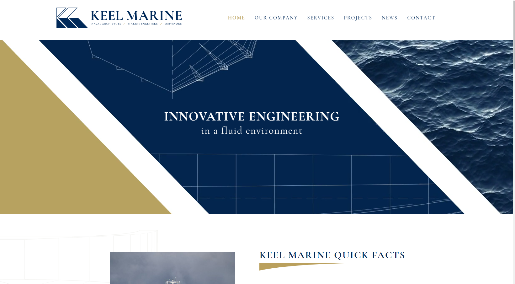 Keel Marine Ltd Website