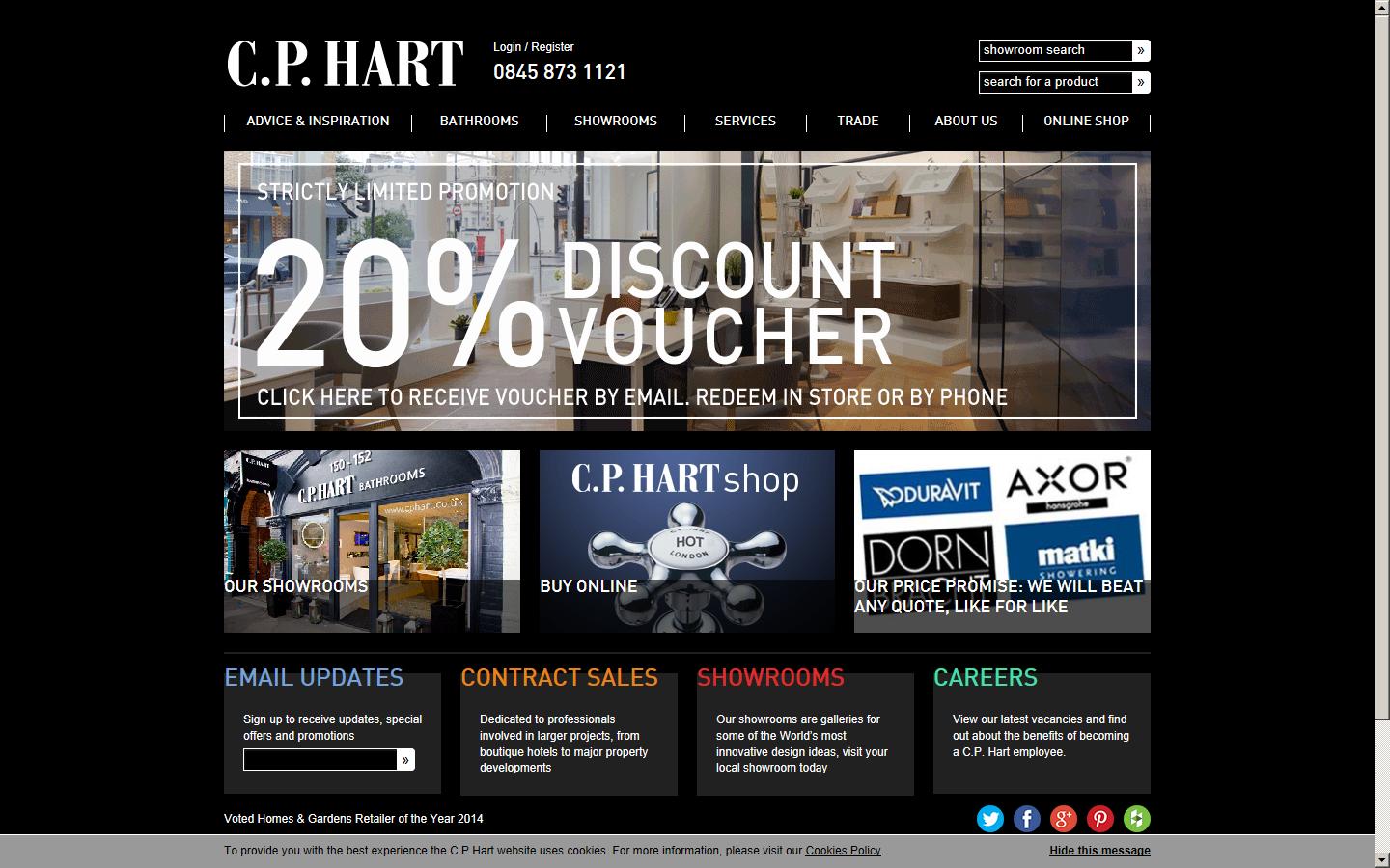 C.P. Hart & Son Ltd Website