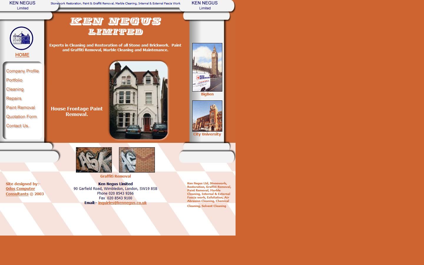 Ken Negus Ltd Website