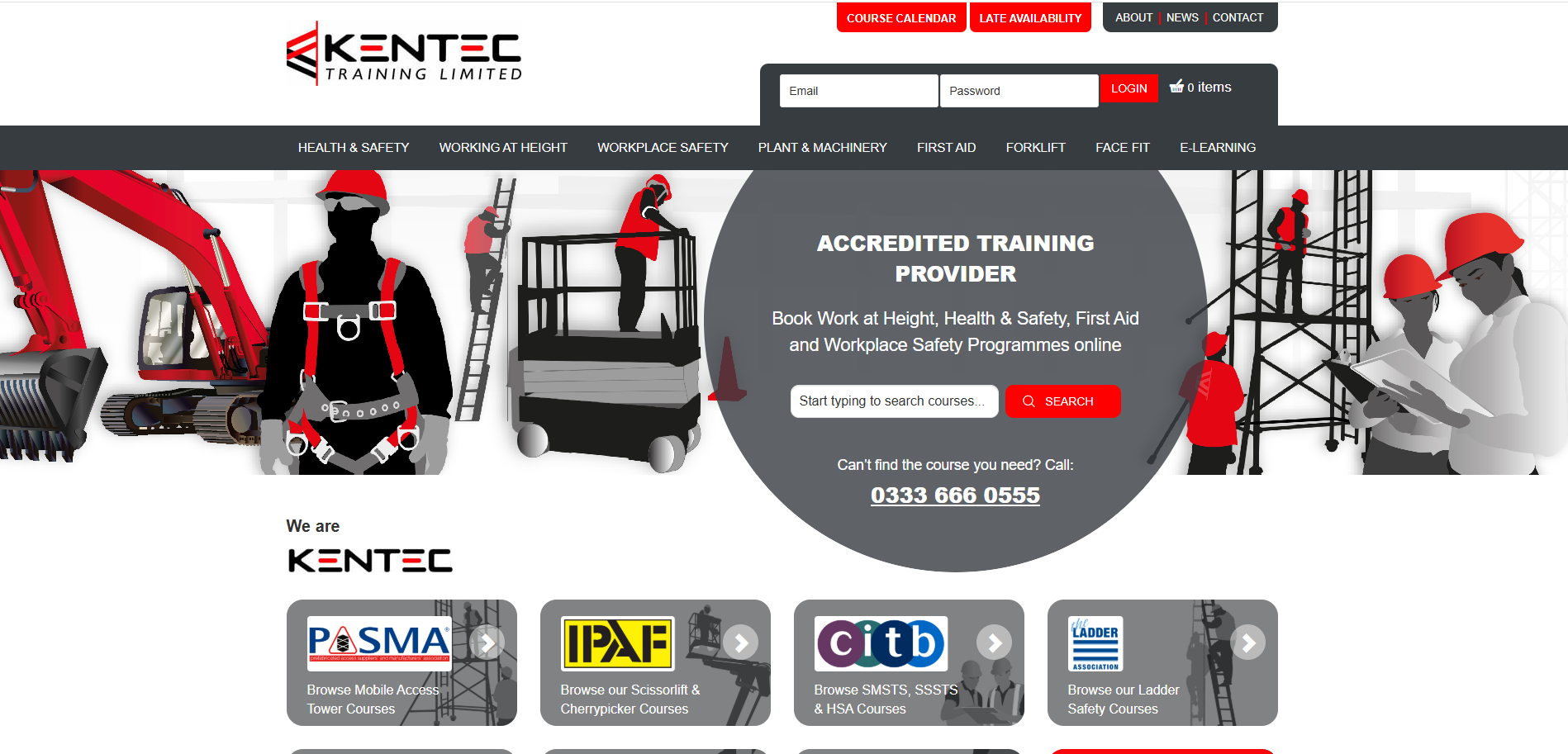 Kentec Training Ltd - Tonbridge Website