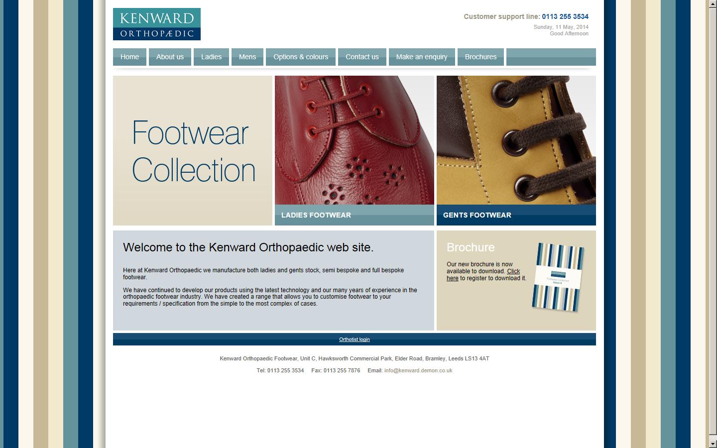 Kenward Orthopaedic Ltd  Website