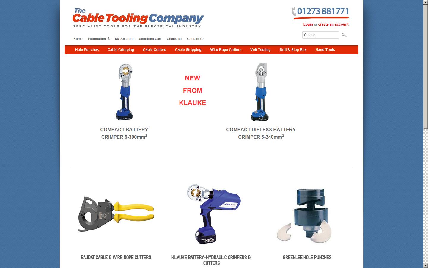 The Cable Tooling Company Website