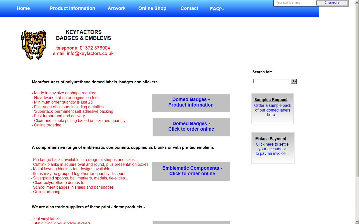Keyfactors emblemco Ltd Website