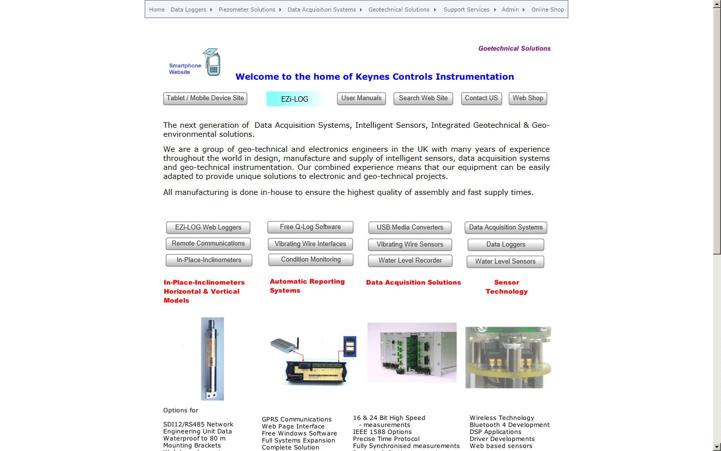 Keynes Controls Ltd Website