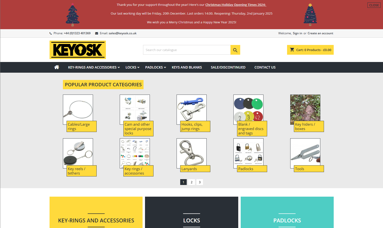 Keyosk Products Ltd Website