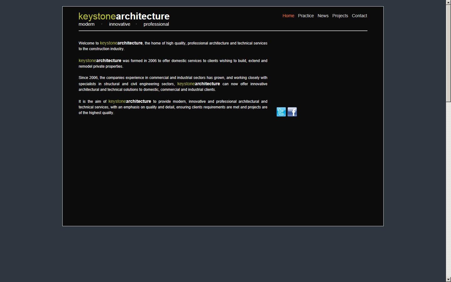 keystonearchitecture Website