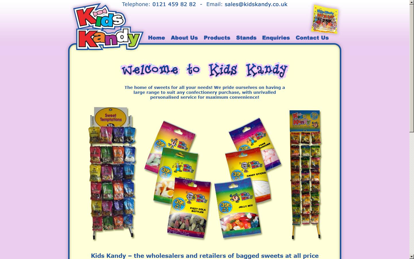 Kids Kandy Company Ltd. Website