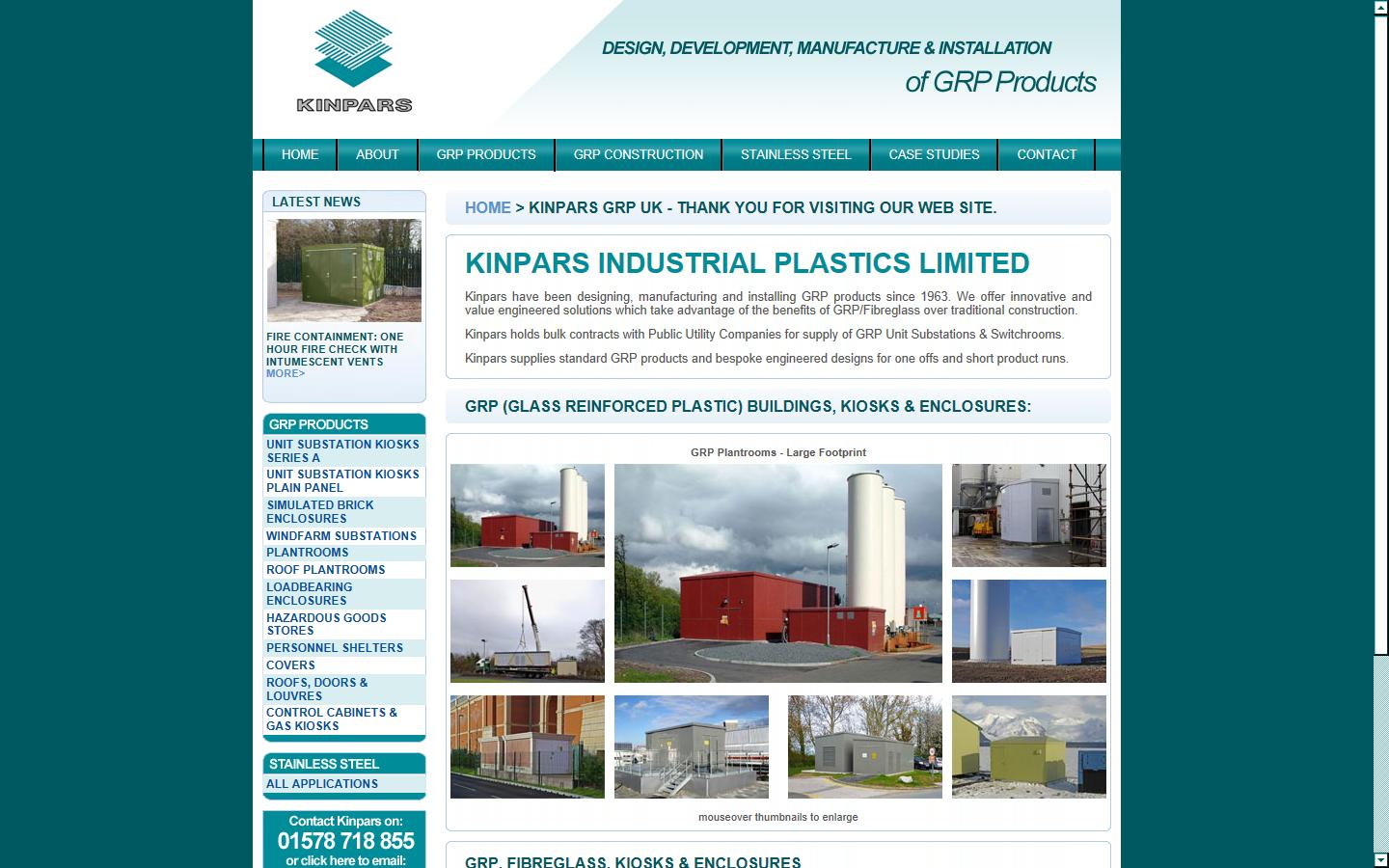 Kinpars Industrial Plastics Ltd Website