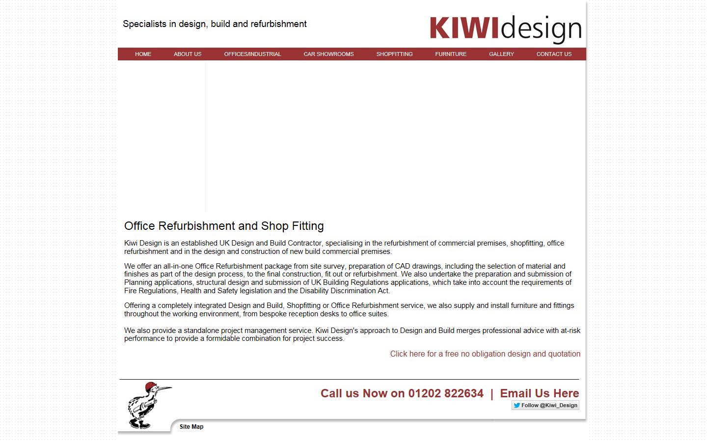 Kiwi Design  Website