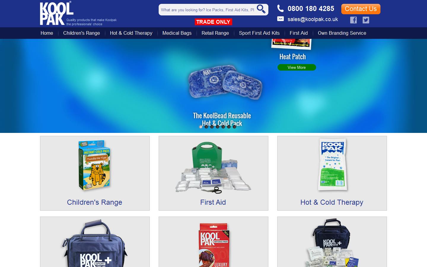Koolpak Ltd Website