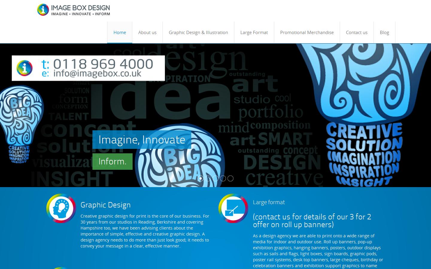 Image Box Design Website