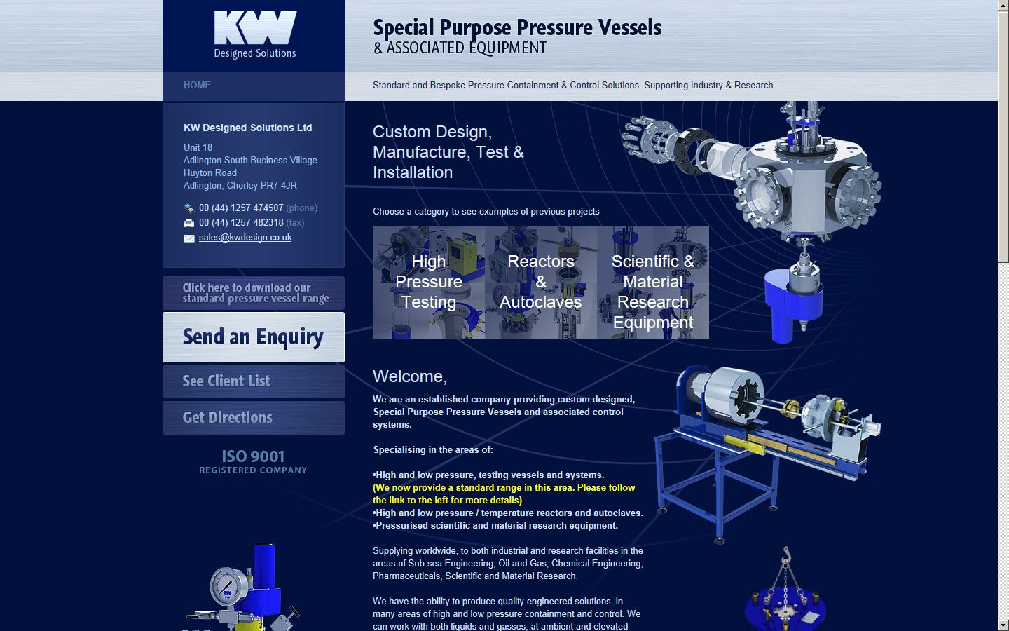KW Designed Solutions Ltd Website
