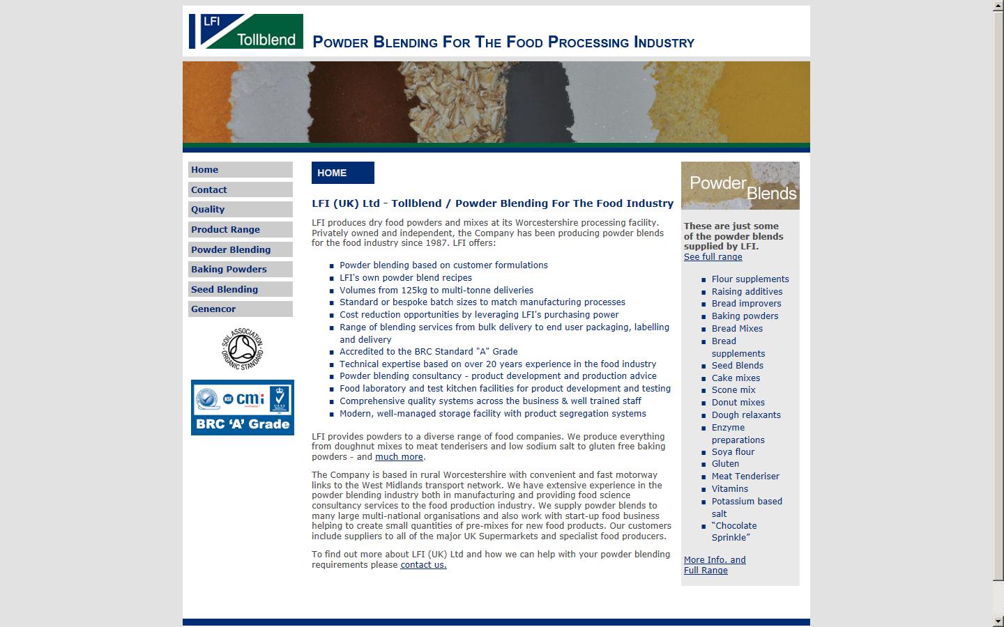 LFI (UK) Ltd Website