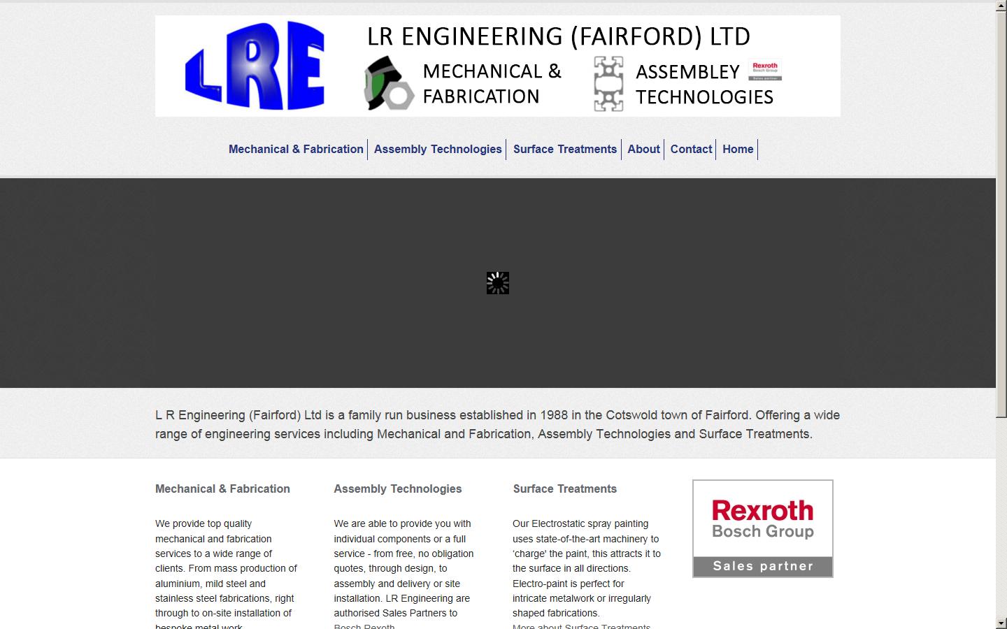 L R Engineering (Fairford) Ltd  Website