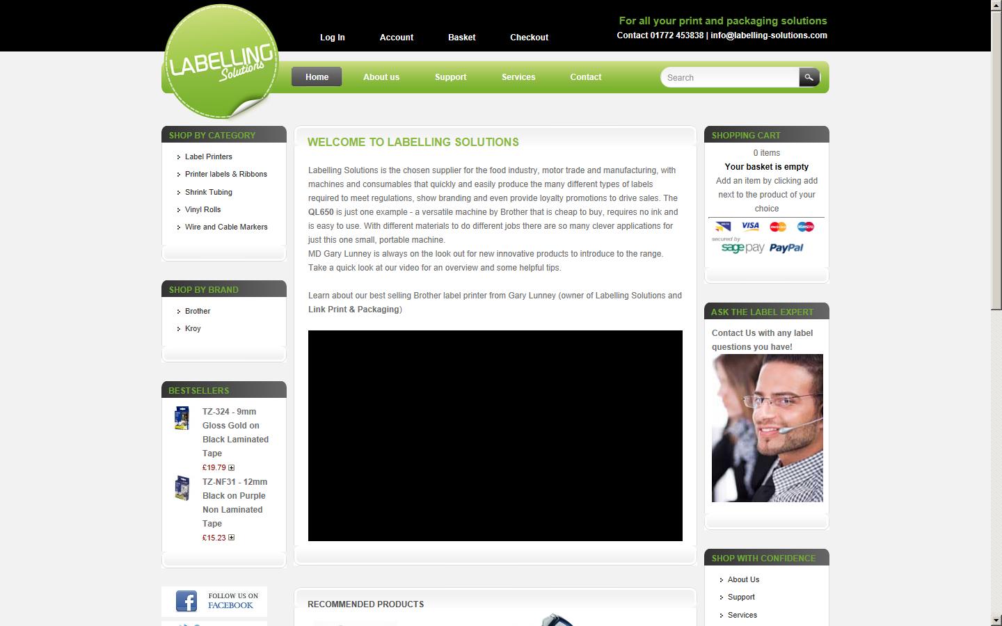 Labelling Solutions  Website