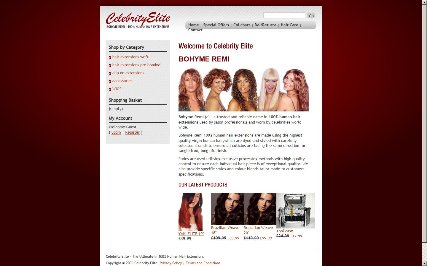 Celebrity Elite Website