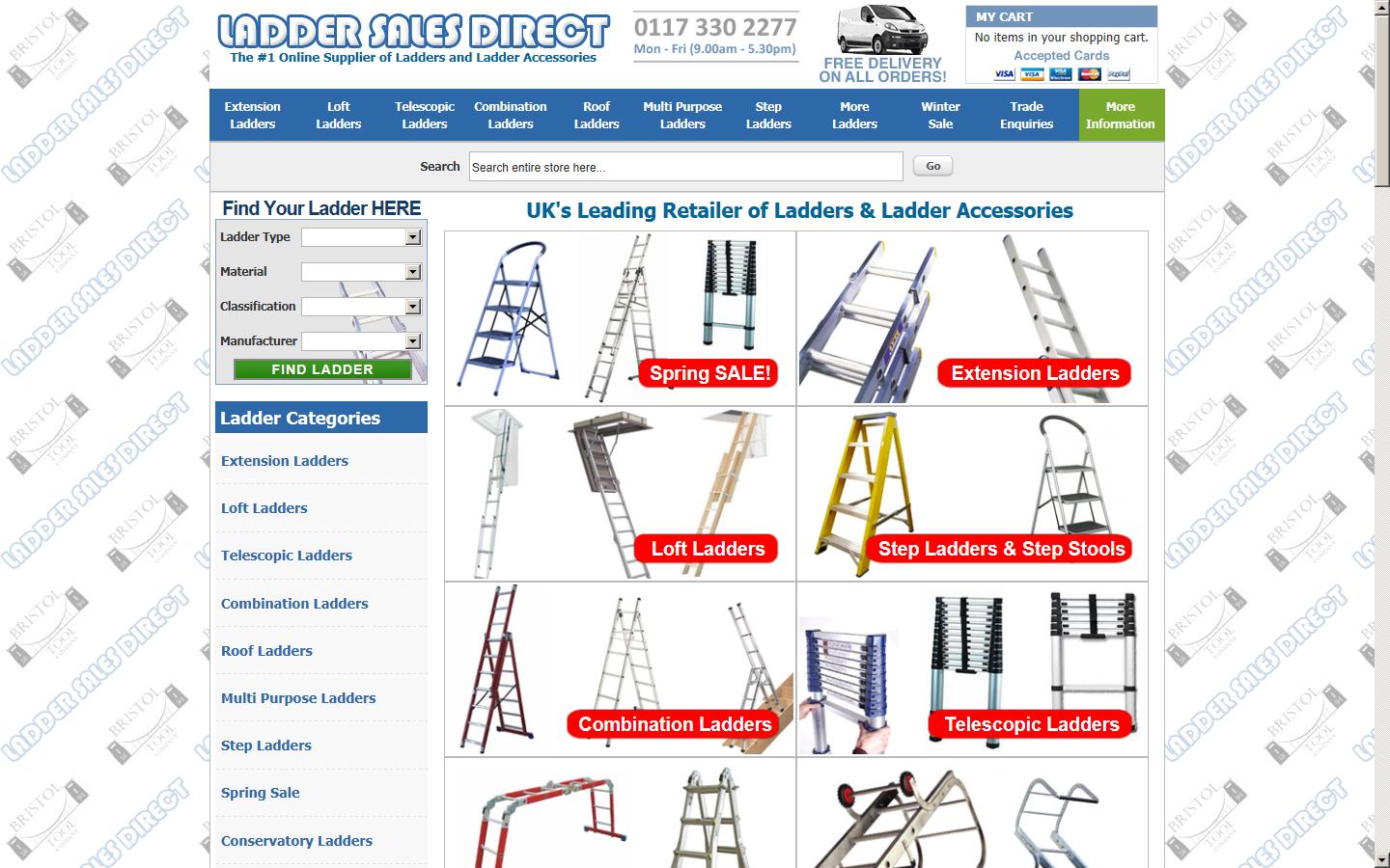 Ladder Sales Direct Website