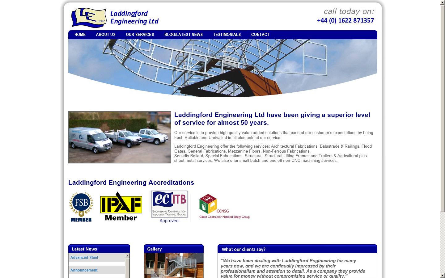 Laddingford Engineering Ltd Website