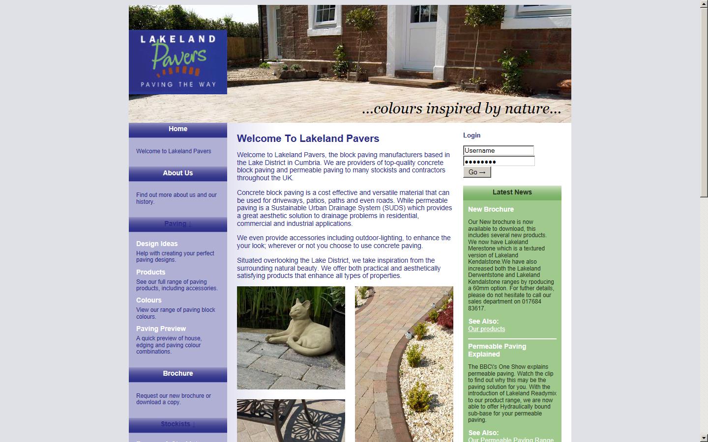 Lakeland Pavers Website