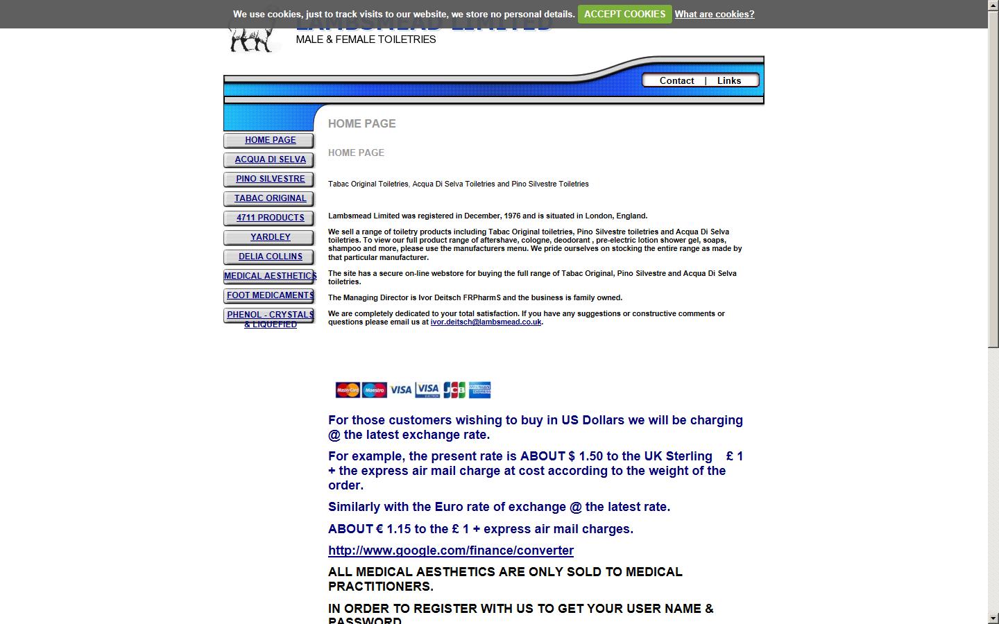 Lambsmead Ltd Website