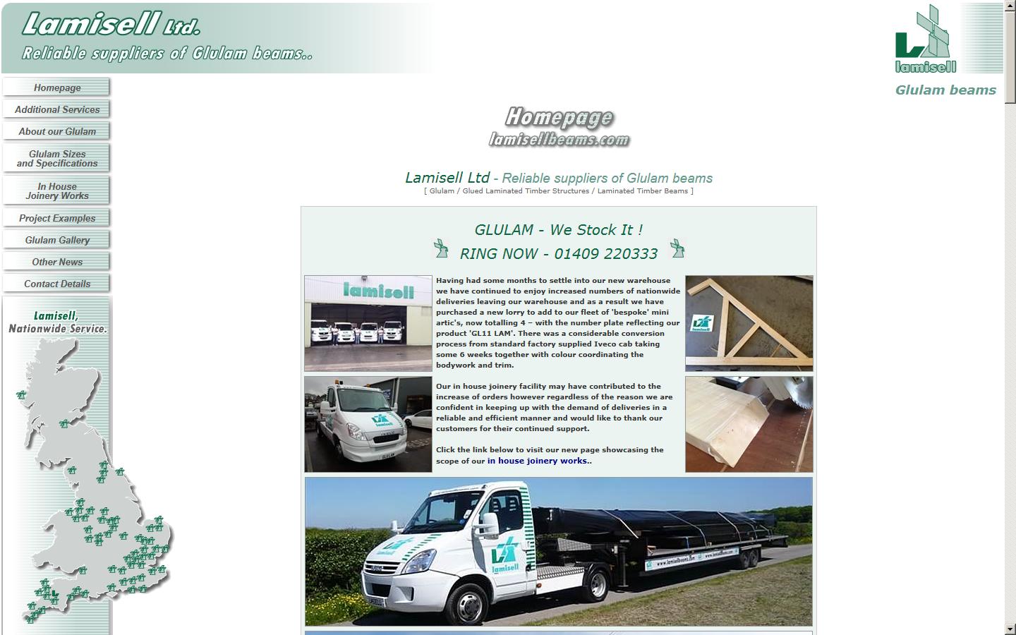 Lamisell Ltd Website
