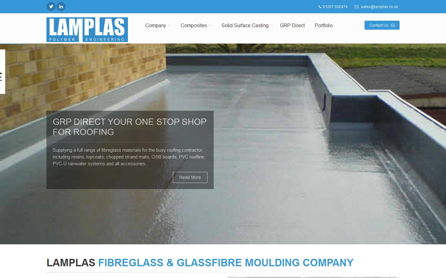 Lamplas (Durham) Ltd  Website