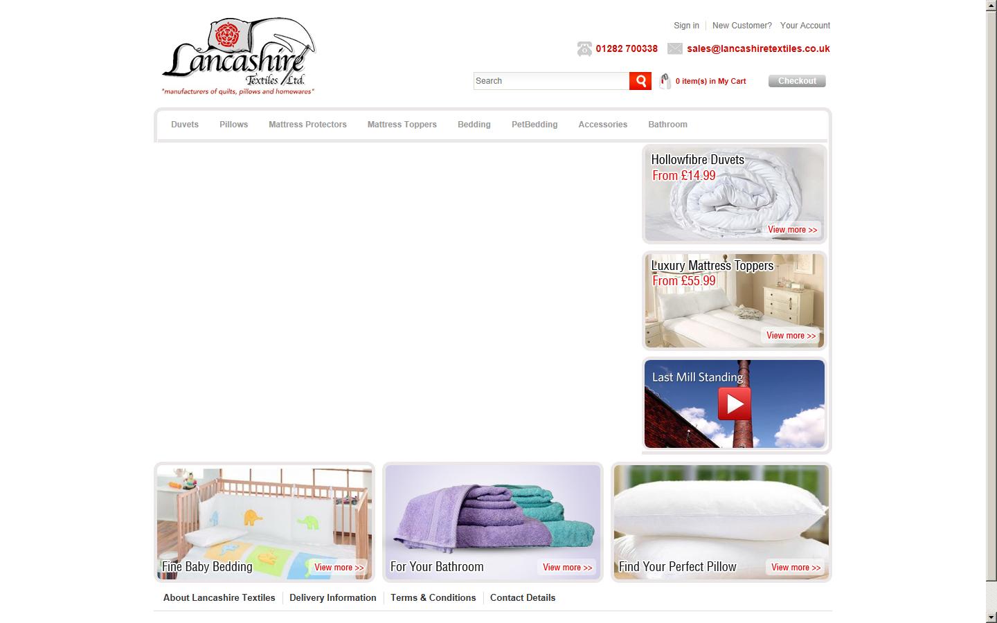 Lancashire Textiles Website