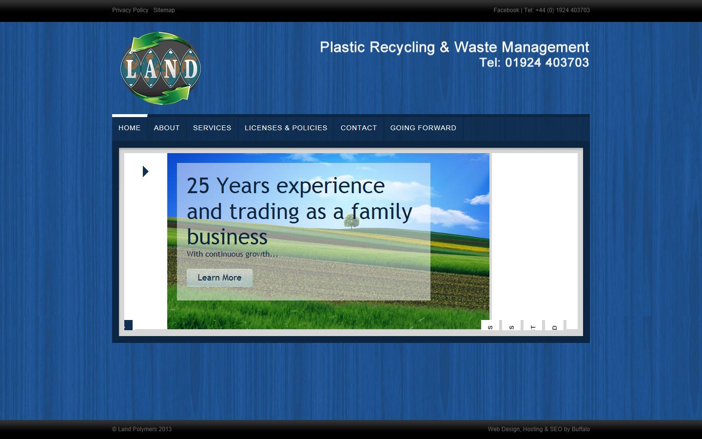 Land Polymers Ltd  Website