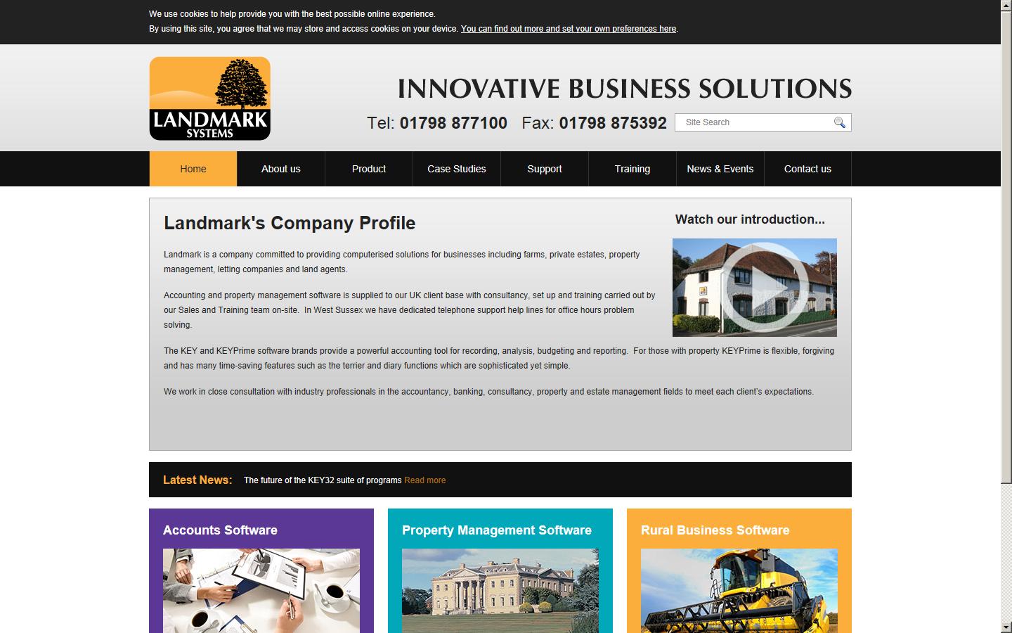 Landmark Systems Ltd Website