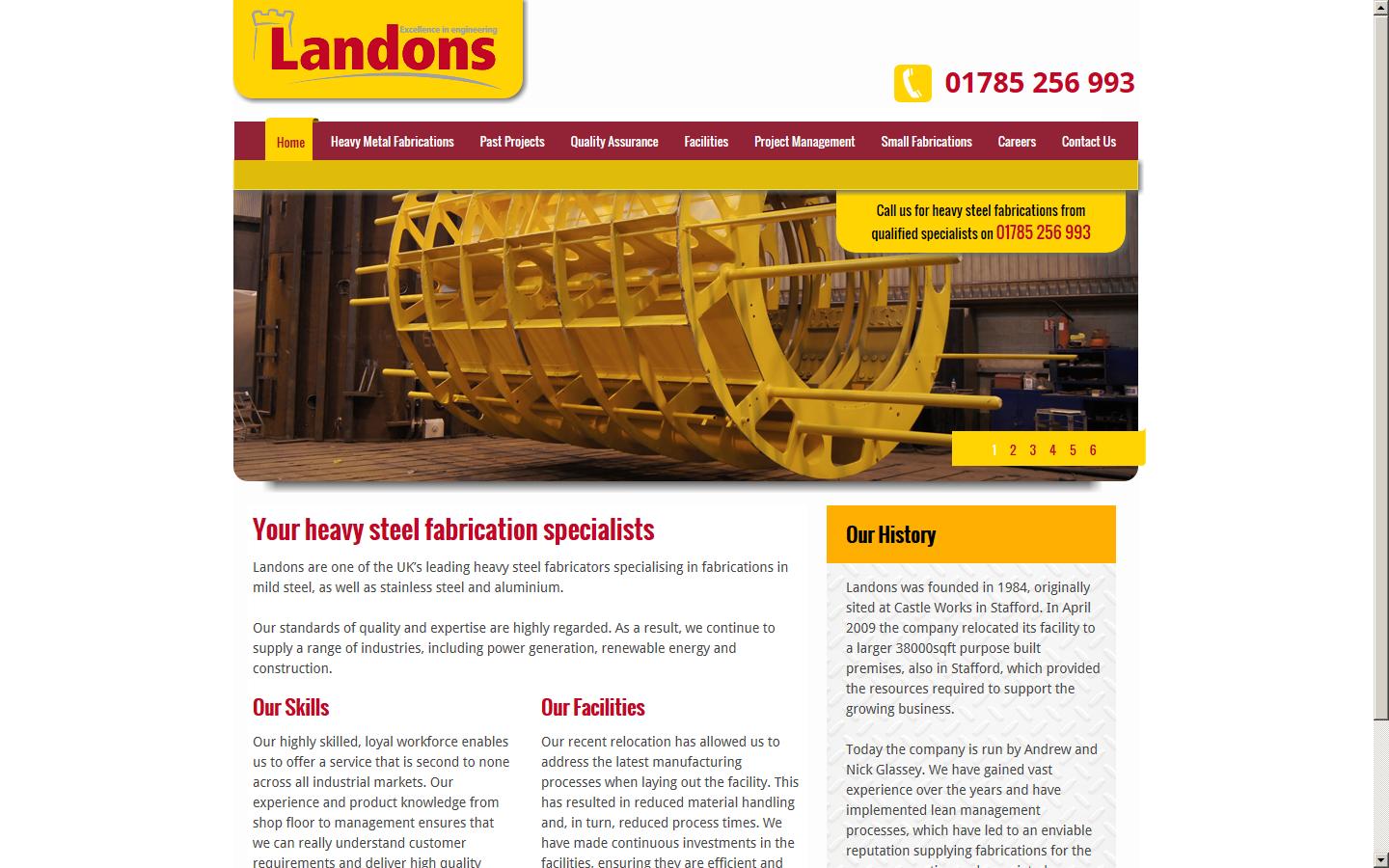 Landon Engineering Website