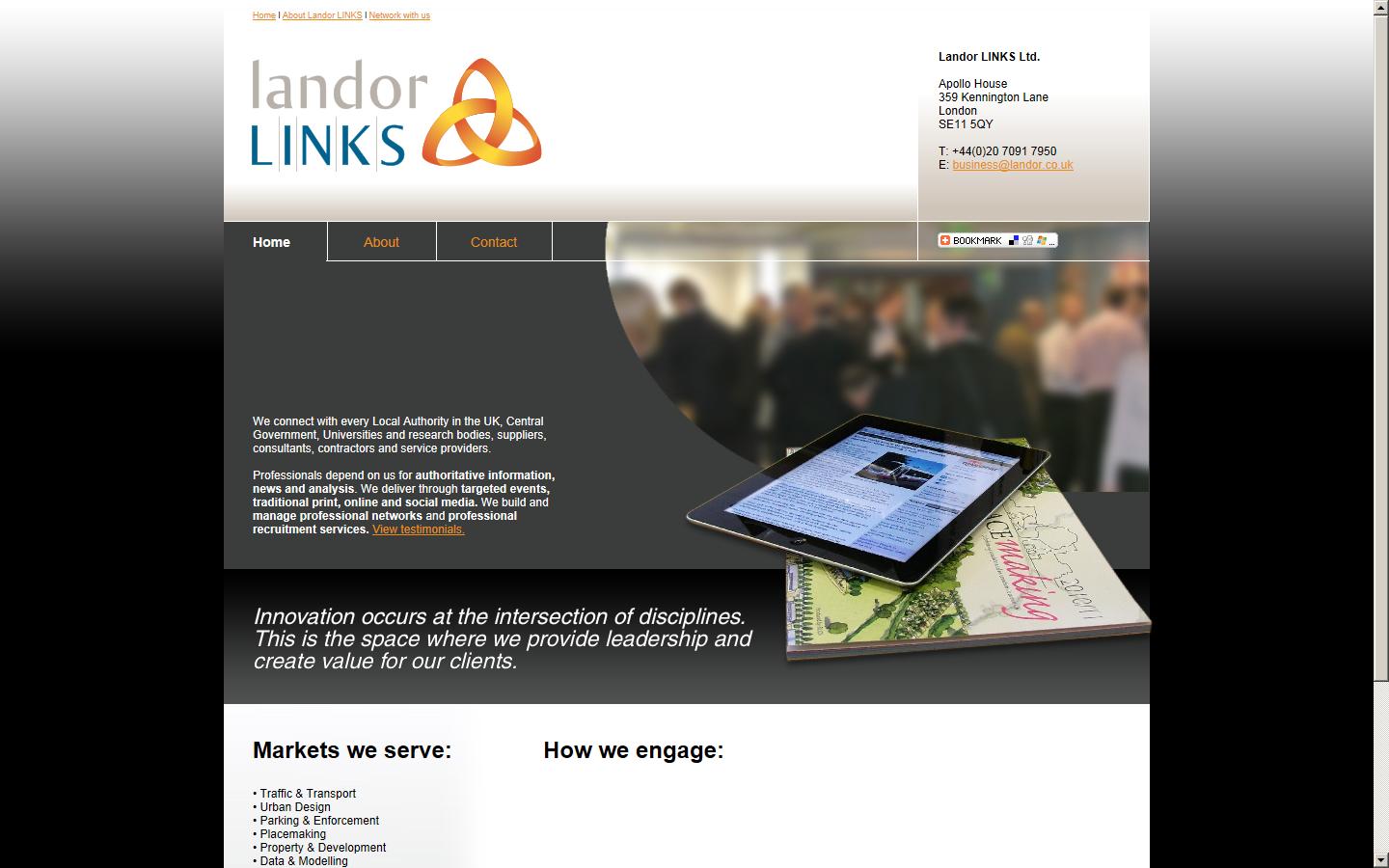 Landor LINKS Ltd Website