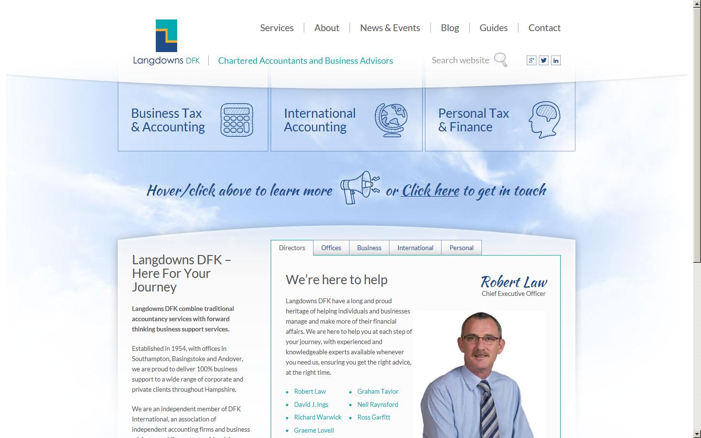 Langdowns DFK  Website