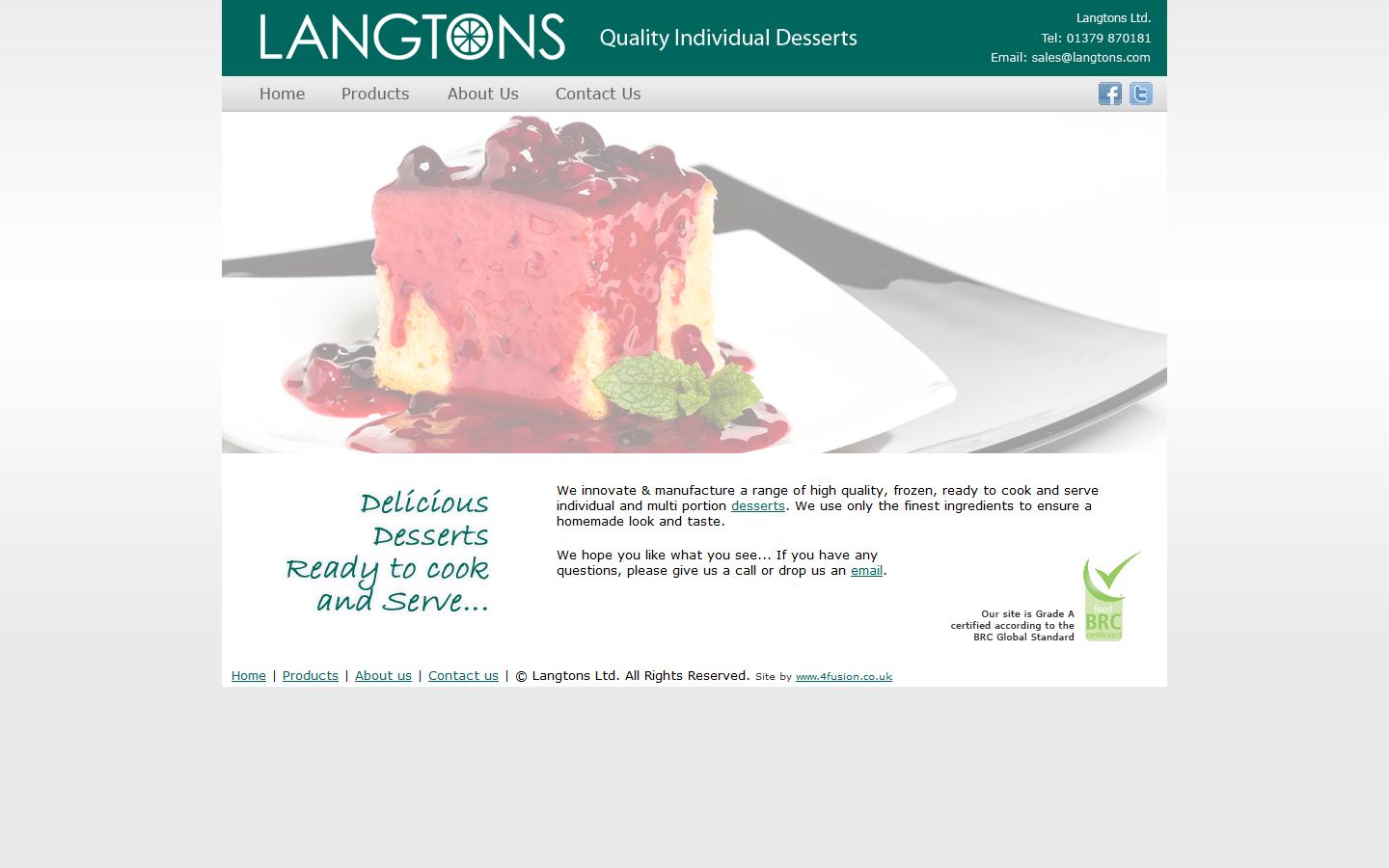 Langtons Ltd Website