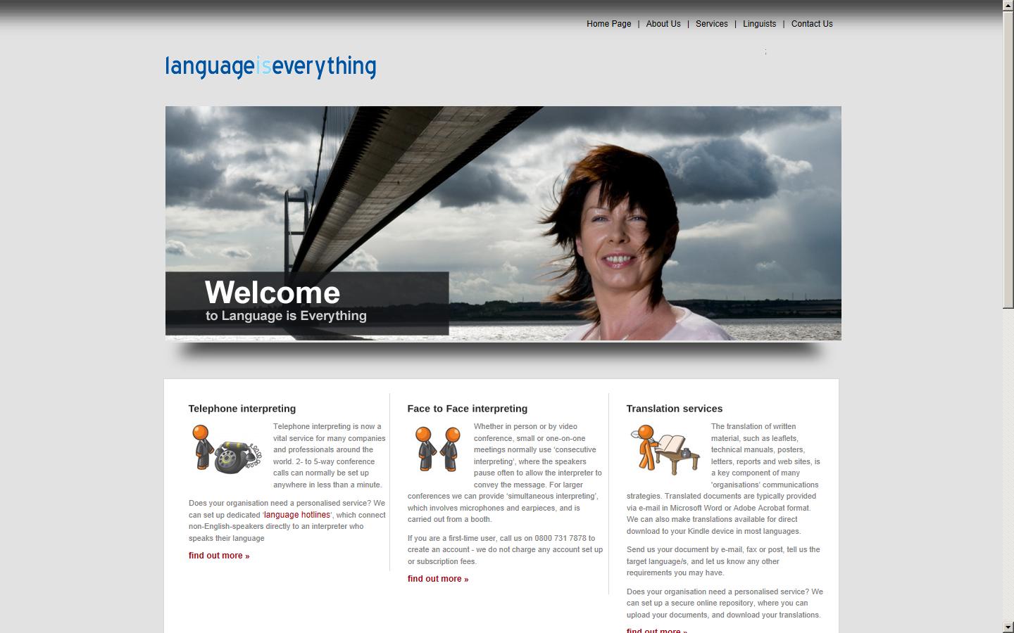 Language is Everything Website