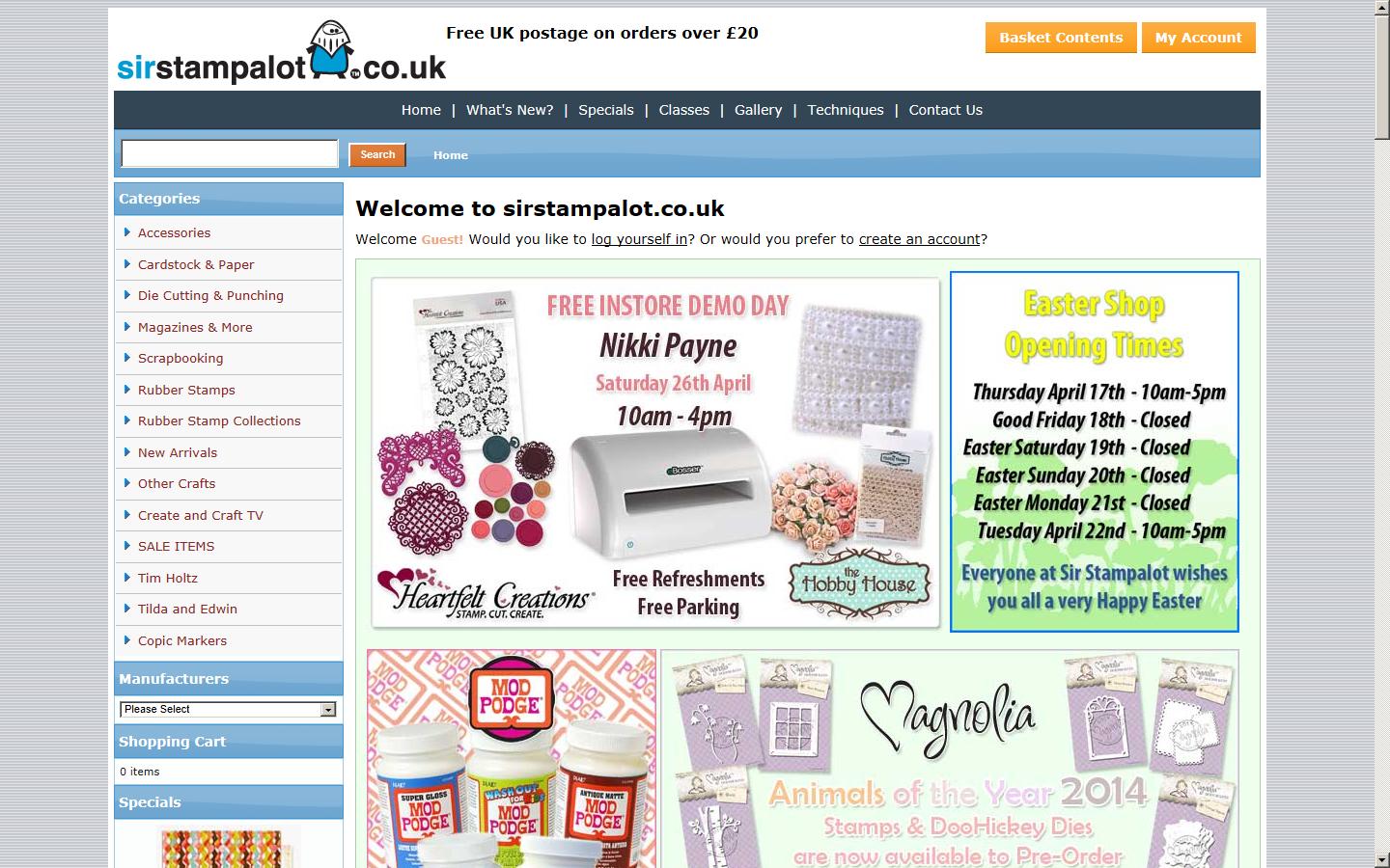 Sir Stampalot Website