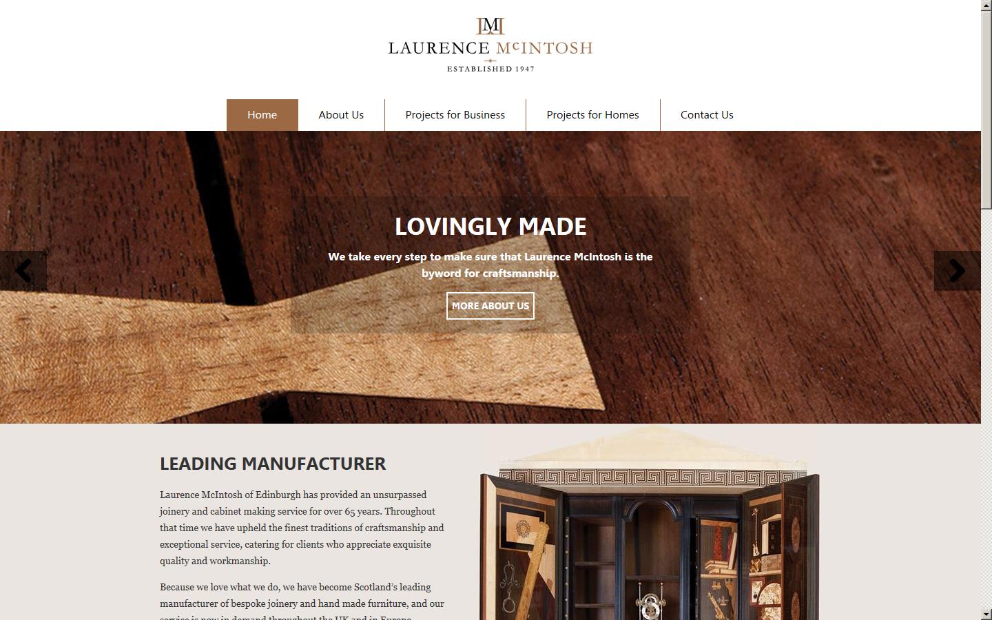 Laurence Mcintosh Ltd Website